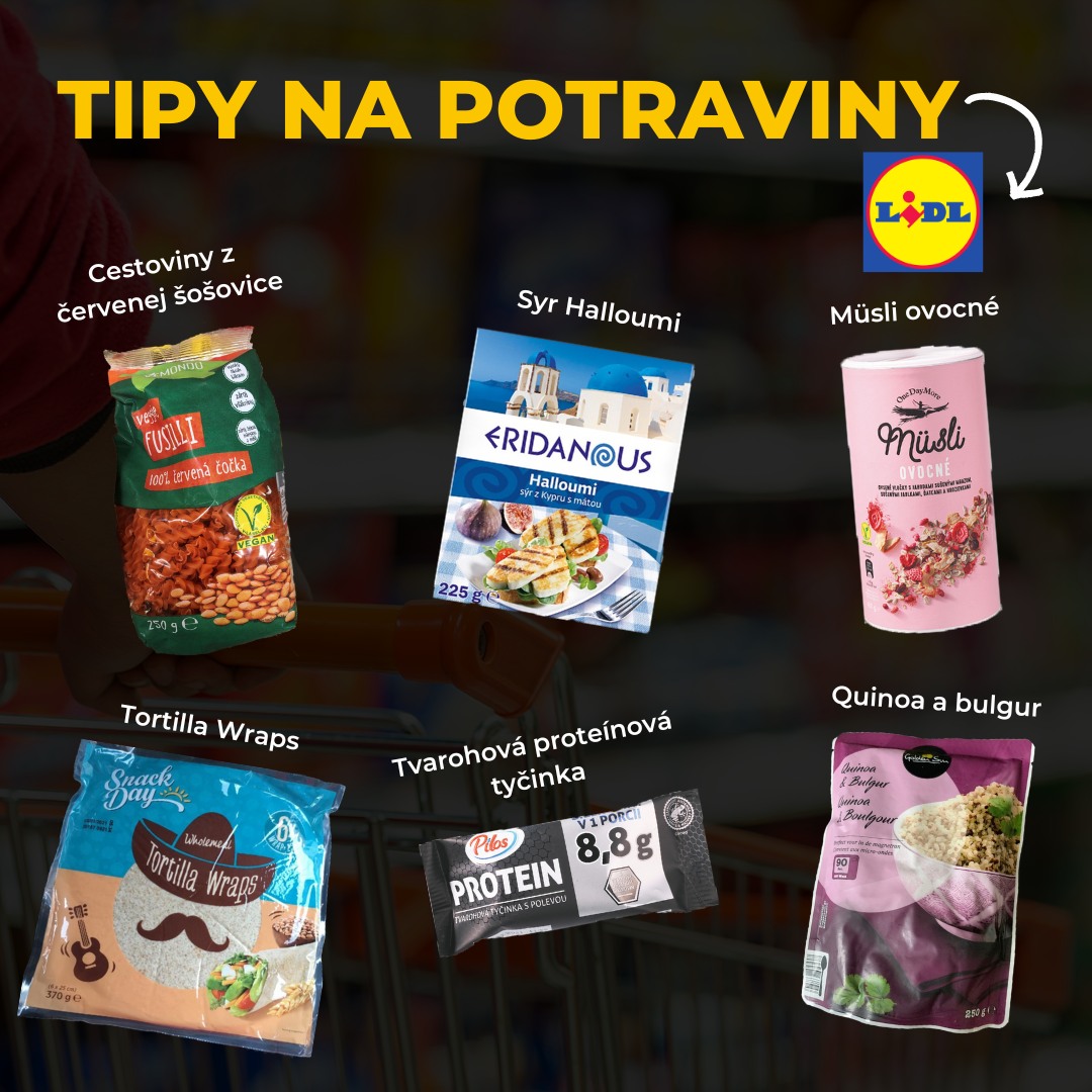 🛒 Tipy na potraviny z LIDL od výživovej poradkyne Lucky
Pri najbližšej návšteve supermarketu LIDL si do košíka prihoďte aj týchto 6 potravín. 👌 Ide o nutrične hodnotné a veľmi chutné produkty:
👉 Tortilla Wraps - sú vždy skvelou voľbou na rýchly obed či večeru. Tieto sú naviac celozrnné, takže win-win
👉 Veggie Fusilli z červenej šošovice - super vec na spestrenie a obohatenie jedálnička o strukoviny
👉 Proteínová tvarohová tyčinka - rýchly snack s dobrým zložením aj chuťou
👉 Ovocné müsli - ak hľadáte müsli bez pridaného cukru, tak siahnite po tomto, nebudete ľutovať
👉 Halloumi - tento syr nesmie nikdy chýbať v chladničke, grilovaný je fakt skvelý
👉 Quinoa a bulgur - je to predvarená zmes quinoy a bulguru, ktorú hodíte na panvicu alebo ju ohrejete v mikrovlnke. K tomu už len pridáte bielkoviny, zeleninu a super rýchly obed je na stole.
#tipynapotraviny #potravinylidl #zdravepotraviny #food #jedlo #lidl #fithub #fitness #cachtice #vyziva
