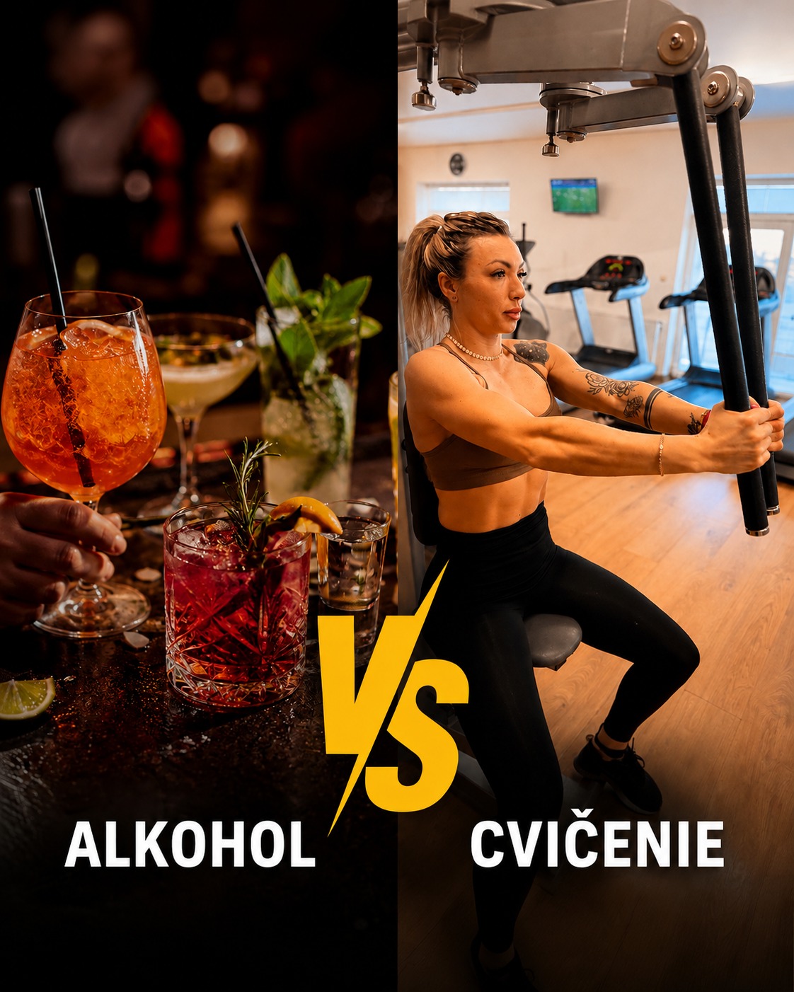 Viete, aký má alkohol dopad na cvičenie? 💪🍹

Vianočné sviatky, oslava nového roka, leto, narodeniny, meniny... vždy sa nájde príležitosť na to, aby sme si štrngli s alkoholom a práve teraz je tých príležitostí o čosi viac. 😐

Viete však, aký vplyv má pitie alkoholu na cvičenie, regeneráciu či na chudnutie?

❌ s alkoholom do seba dávate prázdne kalórie, ktoré vedú k priberaniu

❌ po konzumácii alkoholu máte väčší apetít

❌ alkohol oslabuje svalovú aktivitu a znižuje silu

❌ konzumácia alkoholu narušuje kvalitu spánku, tým pádom sa naruší vaša regenerácia, ktorá je v procese cvičenia veľmi dôležitá

❌ alkohol znižuje kognitívne funkcie, pozornosť aj koordináciu

❌ po alkohole je váš organizmus dehydratovaný

❌ s pravidelnou konzumáciou alkoholu sa znižuje motivácia aj sebadisciplína

Samozrejme, keď si raz za čas dáte pohár vína či prípitok, váš výkon vo fitness centre nijak zvlášť neohrozíte. 🍷 No určite sa oplatí zamyslieť nad tým, či po týždni driny a pravidelných tréningov stojí za to jedna víkendová párty plná alkoholu...